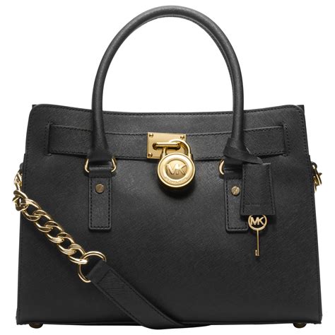 michael kors black leather satchel|Michael Kors opened satchel purse.